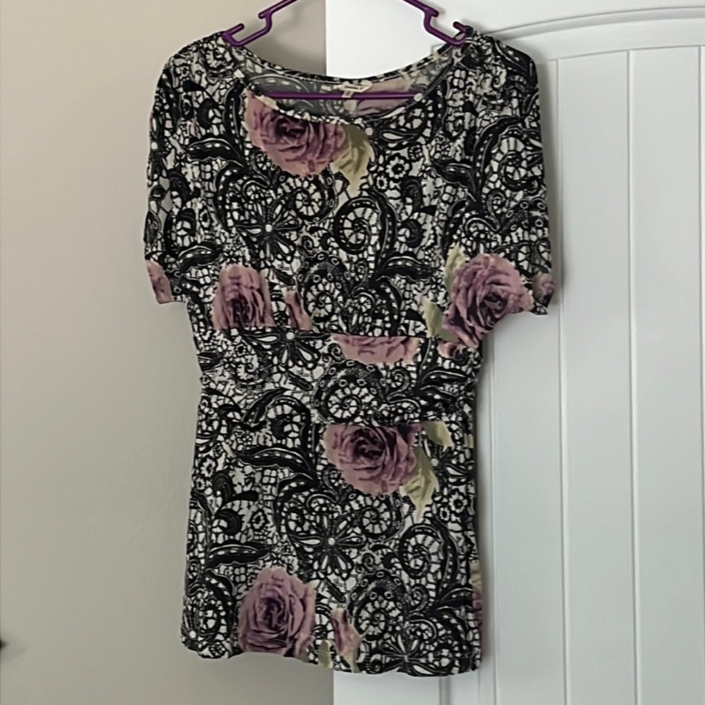 Studio Y Short Sleeve Blouse